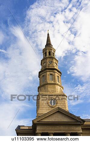 Stock Photography - USA, South Carolina, Charleston, St. Philip's Church. Fotosearch