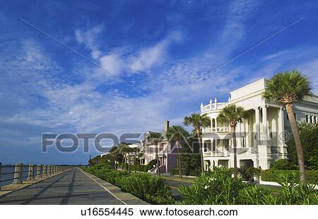 USA, South Carolina, Charleston, Battery Park View Large Photo Image Stock Photography - USA, South Carolina, Charleston, Battery Park. Fotosearch