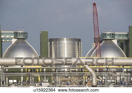 Water treatment plant View Large Photo Image Picture - Water treatment plant. Fotosearch
