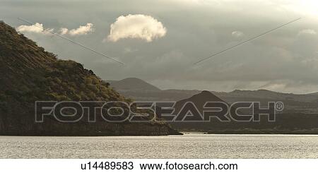 Clouds over Mountains, Santiago Island, Galapagos Islands, Ecuador View Large Photo Image Stock Image - Clouds over Mountains, Santiago Island, Galapagos Islands, Ecuador. Fotosearch