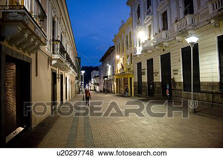 Houses along a street, Antonio Jose De Sucre, Historic Center, Quito, Ecuador View Large Photo Image Stock Photo - Houses along a street, Antonio Jose De Sucre, Historic Center, Quito, Ecuador. Fotosearch
