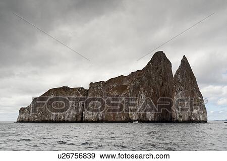 Stock Photo - Kicker Rock, San Cristobal Island, Galapagos Islands, Ecuador. Fotosearch