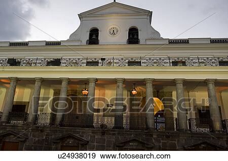 Low angle view of a building, Casa De Gobierno De Ecuador, Historic Center, Quito, Ecuador View Large Photo Image Stock Photo - Low angle view of a building, Casa De Gobierno De Ecuador, Historic Center, Quito, Ecuador. Fotosearch