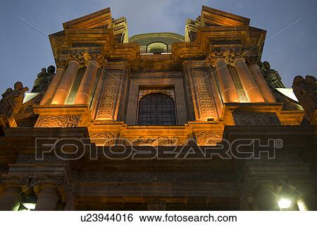 Stock Photograph - Low angle view of a building, Iglesia Del Sagrario, Historic Center, Quito, Ecuador. Fotosearch