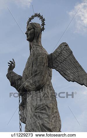 Statue of Virgin Mary of Quito, El Panecillo Hill, Quito, Ecuador View Large Photo Image Stock Image - Statue of Virgin Mary of Quito, El Panecillo Hill, Quito, Ecuador. Fotosearch