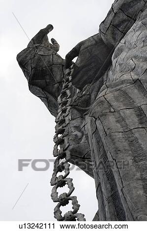 Stock Image - Statue of Virgin Mary of Quito, El Panecillo Hill, Quito, Ecuador. Fotosearch