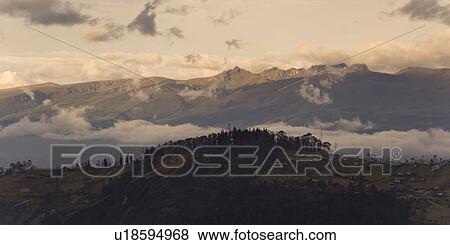 Sunlight falling over mountains, Quito, Ecuador View Large Photo Image Stock Photo - Sunlight falling over mountains, Quito, Ecuador. Fotosearch