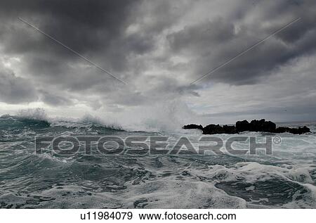Waves in the Pacific Ocean, Playa Ochoa, San Cristobal Island, Galapagos Islands, Ecuador View Large Photo Image Stock Photo - Waves in the Pacific Ocean, Playa Ochoa, San Cristobal Island, Galapagos Islands, Ecuador. Fotosearch