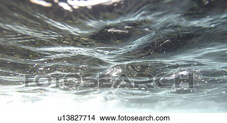 Picture - Waves in the Pacific Ocean, Puerto Egas, Santiago Island, Galapagos Islands, Ecuador. Fotosearch