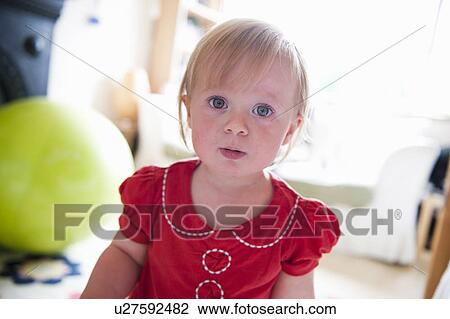 Close up of toddler girl’s face View Large Photo Image Stock Image - Close up of toddler girl’s face. Fotosearch