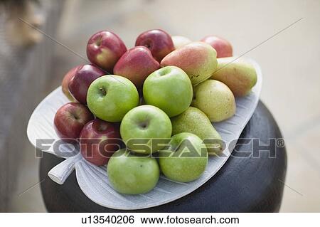 Pile of fruit on plate View Large Photo Image Stock Photograph - Pile of fruit on plate. Fotosearch
