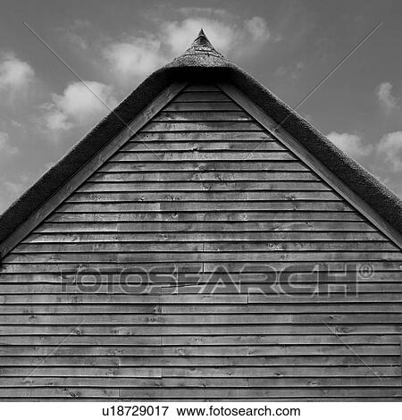 Stock Photo - Thatched roof of barn. Fotosearch