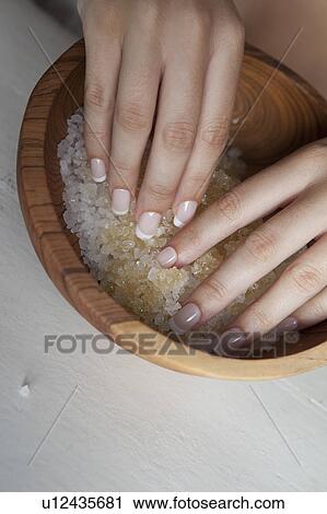 Woman touching bowl of sugar View Large Photo Image Stock Image - Woman touching bowl of sugar. Fotosearch
