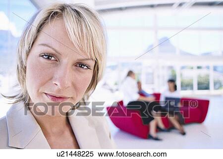 Close up of businesswoman's face View Large Photo Image Stock Photography - Close up of businesswoman's face. Fotosearch