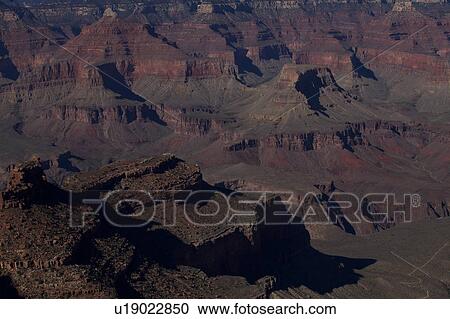 Stock Image - Aerial View of Grand Canyon. Fotosearch
