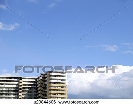 Stock Photograph - Apartment, Osaka Prefecture, Honshu, Japan. Fotosearch