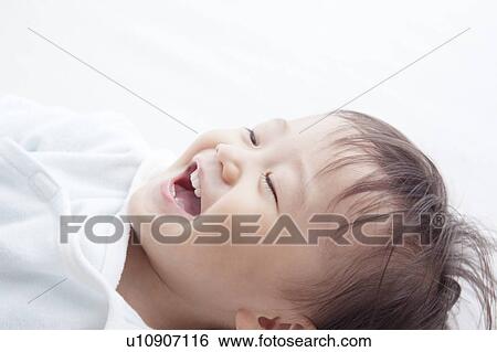 Baby Boy Laughing View Large Photo Image Stock Photograph - Baby Boy Laughing. Fotosearch
