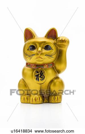 Beckoning Cat View Large Photo Image Picture - Beckoning Cat. Fotosearch