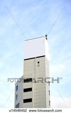 Bill Board At Top Of Building View Large Photo Image Stock Image - Bill Board At Top Of Building. Fotosearch