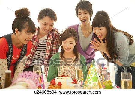 Picture - Birthday party. Fotosearch