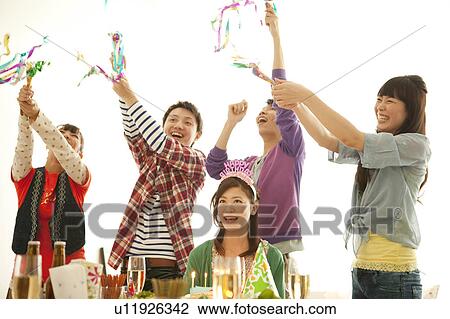 Birthday party View Large Photo Image Stock Image - Birthday party. Fotosearch