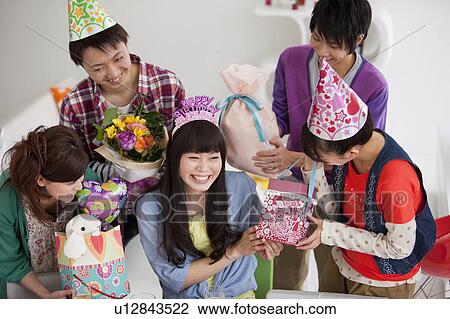 Stock Image - Birthday party. Fotosearch
