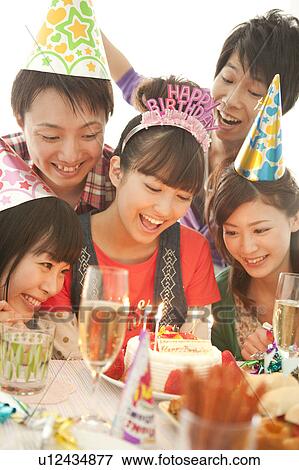 Stock Photo - Birthday party. Fotosearch