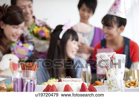 Stock Photo - Birthday party. Fotosearch