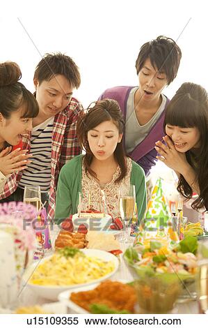 Stock Photography - Birthday party. Fotosearch