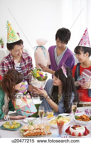 Stock Photography - Birthday party. Fotosearch