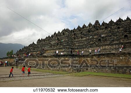 Borobudur Ruins, Java, Indonesia View Large Photo Image Stock Image - Borobudur Ruins, Java, Indonesia. Fotosearch