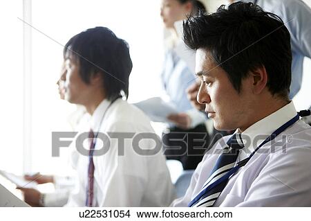 Businessman in Meeting View Large Photo Image Picture - Businessman in Meeting. Fotosearch
