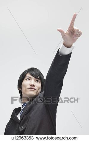 Businessman Pointing View Large Photo Image Stock Image - Businessman Pointing. Fotosearch