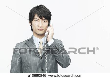 Businessman Taking Call View Large Photo Image Stock Photograph - Businessman Taking Call. Fotosearch