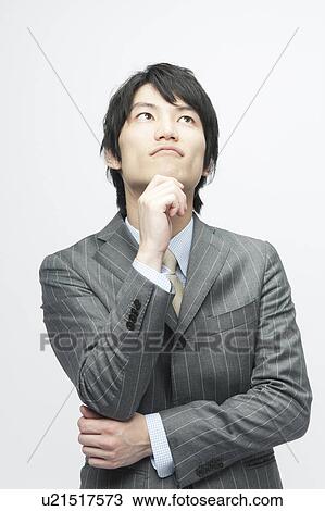 Businessman Thinking View Large Photo Image Stock Image - Businessman Thinking. Fotosearch
