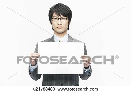 Businessman with Blank Message View Large Photo Image Stock Image - Businessman with Blank Message. Fotosearch