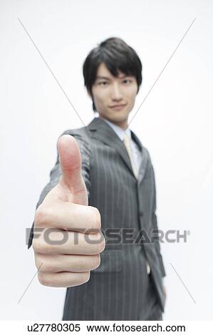 Businessman with Thumb Up View Large Photo Image Stock Photography - Businessman with Thumb Up. Fotosearch