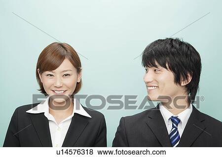 Businesswoman and Businessman View Large Photo Image Stock Photo - Businesswoman and Businessman. Fotosearch