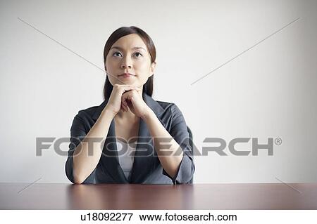 Businesswoman at Desk View Large Photo Image Stock Photo - Businesswoman at Desk. Fotosearch