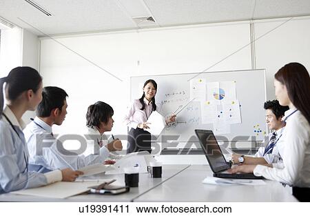 Businesswoman Giving Presentation View Large Photo Image Stock Image - Businesswoman Giving Presentation. Fotosearch