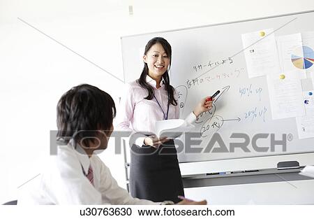 Businesswoman Giving Presentation View Large Photo Image Stock Image - Businesswoman Giving Presentation. Fotosearch