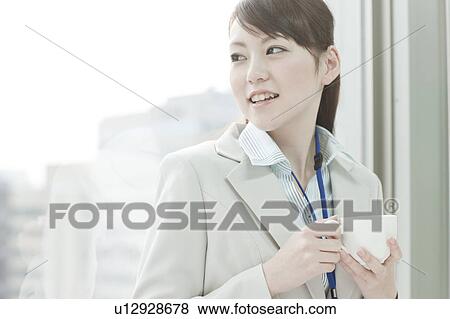 Businesswoman Having Tea Cup View Large Photo Image Stock Photo - Businesswoman Having Tea Cup. Fotosearch