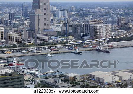 Stock Photo - Chiba Harbour. Fotosearch