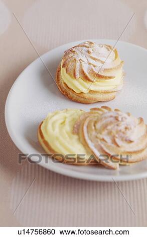Stock Image - Cream puffs. Fotosearch