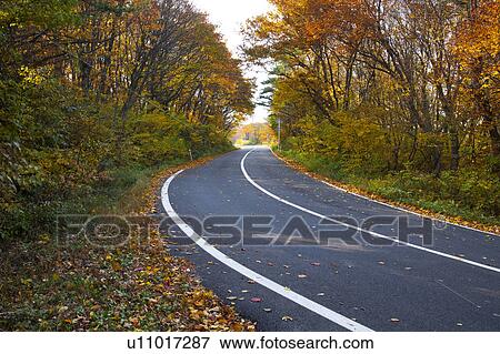 Stock Photo - Daisen Kanjo Road, Tottori Prefecture, Honshu, Japan. Fotosearch