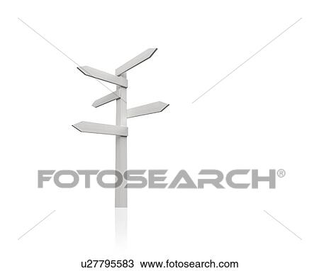 Stock Image - Distance Signs. Fotosearch