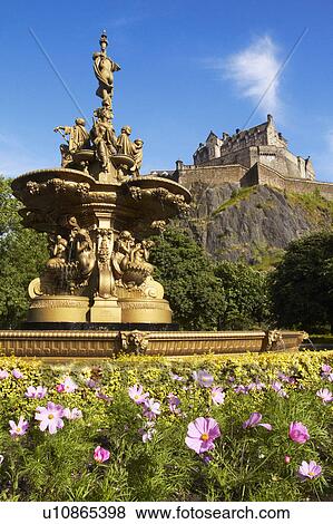 Stock Photo - Edinburgh Castle. Fotosearch