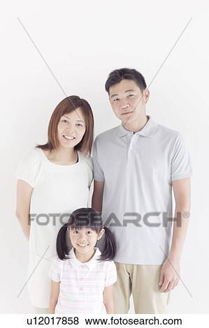 Stock Photo - Family of Three. Fotosearch