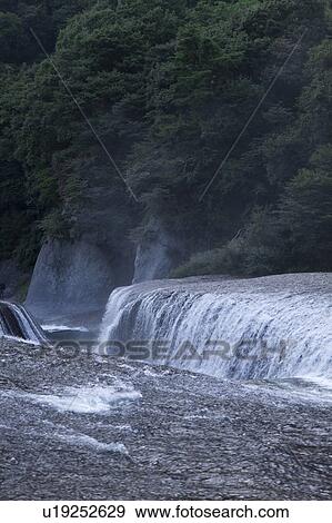 Fukiware waterfall, Gunma Prefecture, Japan View Large Photo Image Stock Photo - Fukiware waterfall, Gunma Prefecture, Japan. Fotosearch