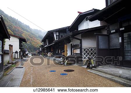 Fukushima-juku, Nagano Prefecture, Honshu, Japan View Large Photo Image Stock Image - Fukushima-juku, Nagano Prefecture, Honshu, Japan. Fotosearch